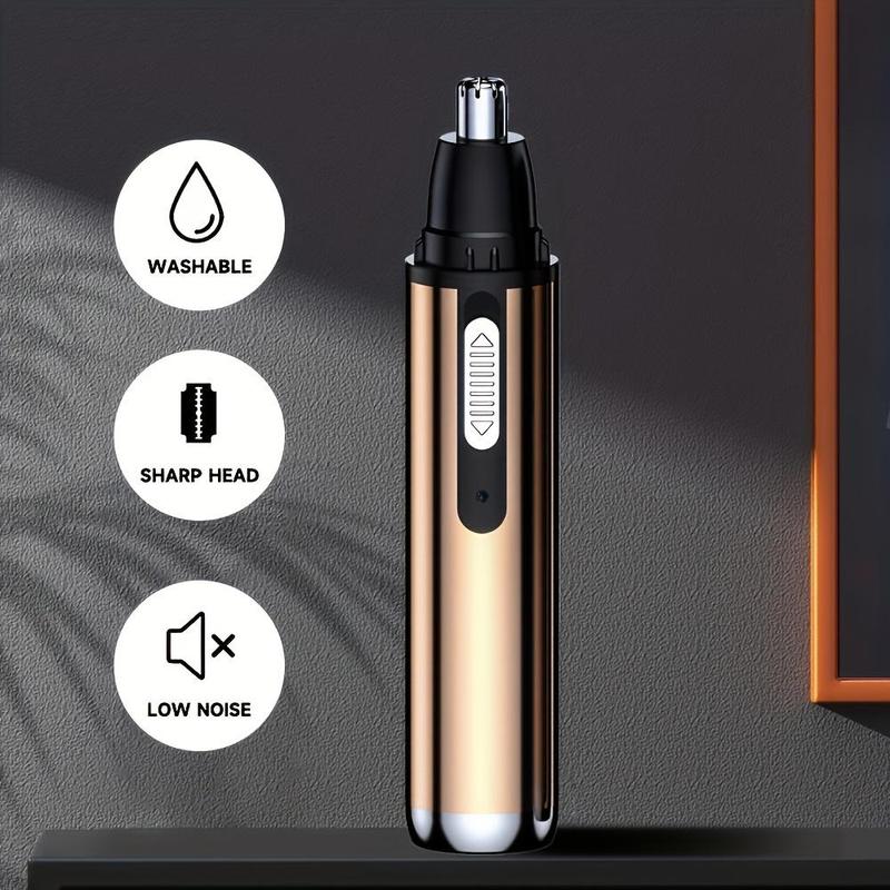 Electric Nose & Ear Hair Trimmer, USB Rechargeable Nose Hair Remover with Cleaning Brush, Personal Care Appliances for Men & Women