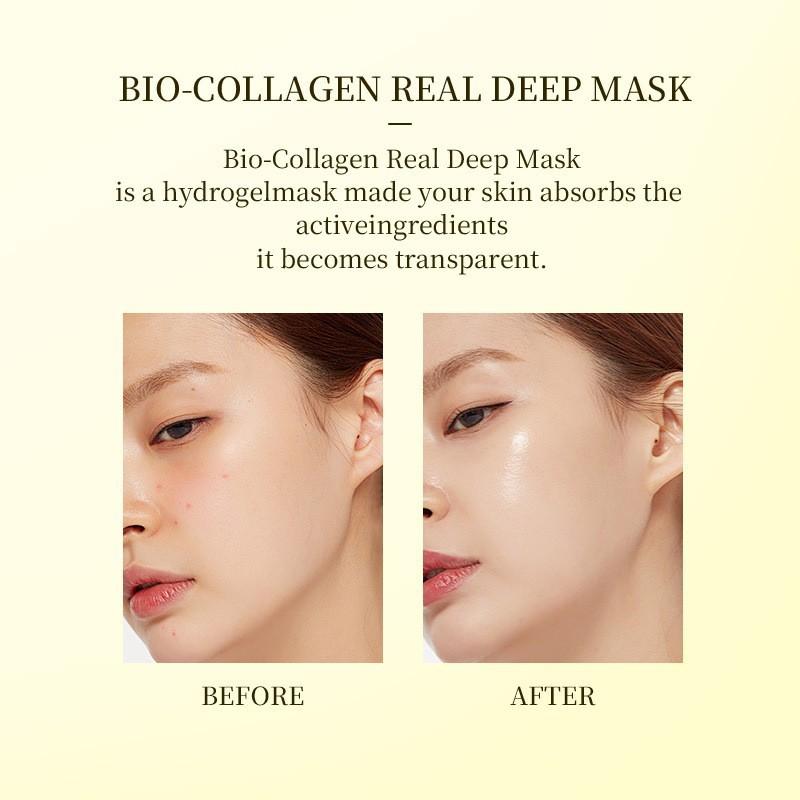 Bio collagen facial mask, a popular night sleep patch in South Korea Deep collagen intensive facial mask Avocado Delicate Hydrate Moisturize