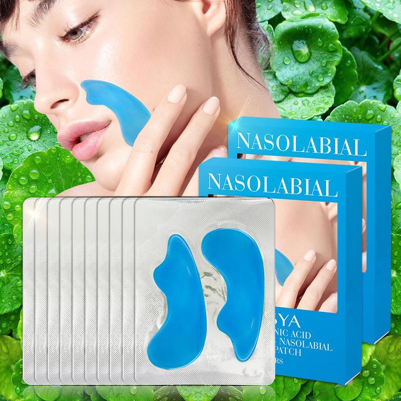 Hyaluronic Acid Nasolabial Mask, 2 Boxes Skin Lifting and Tightening Masks, Lifting The Skin Around The Corners Of The Mouth, Daily Care Mask Paste for Men and Women, Christmas Gift