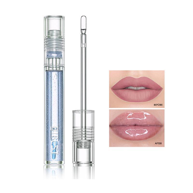 Spring Mirror Hydrating Lip Glaze, Moisturizing Juicy Lip Gloss, Glossy Liquid Lip Balm Lip Tint, Plumping Lip Stain Lip Care Moisturizer