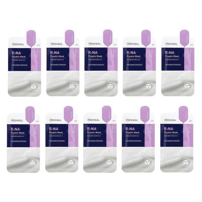 MEDIHEAL R:NA Proatin Beauty Mask, 10 Sheets, 0.84 fl oz (25 ml) Each