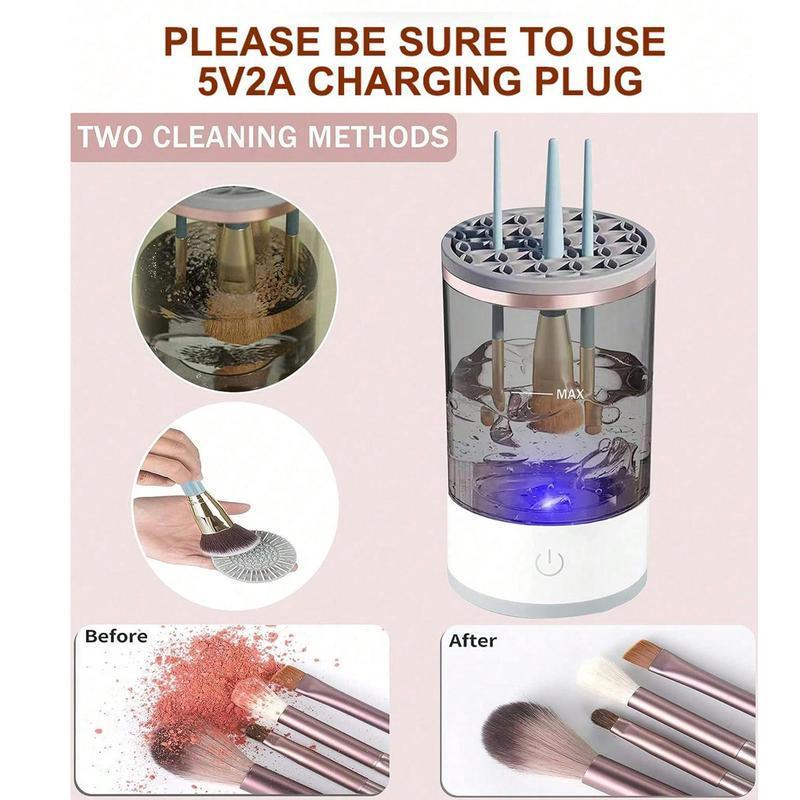 Electric Makeup Brush Cleaning Machine, Makeup Brush Cleaning Drying Rack, Makeup Brush Cleaning Tool, Professional Makeup Tools for Women