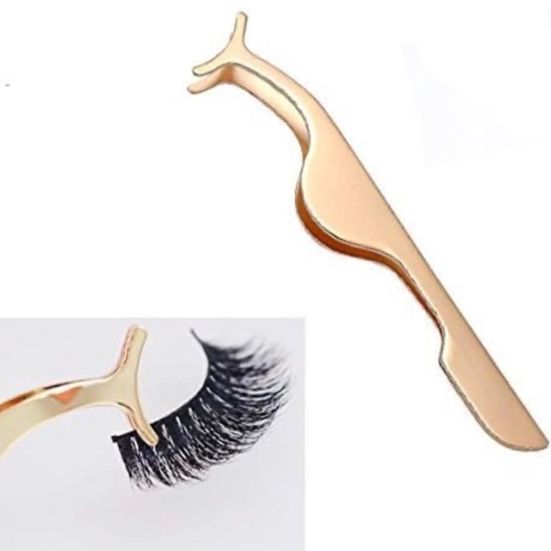 Eyelash application tweezers Makeup Stainless Durable Cosmetic  Steel Stainless Steel