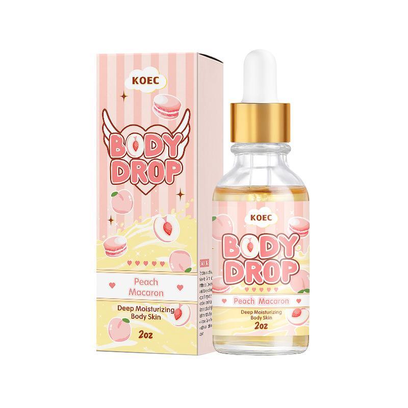 Peach Body Oil, 3 Counts set Moisturizing Body Massage Oil, Hydrating Body Care Oil, Body Care Product for Women & Men