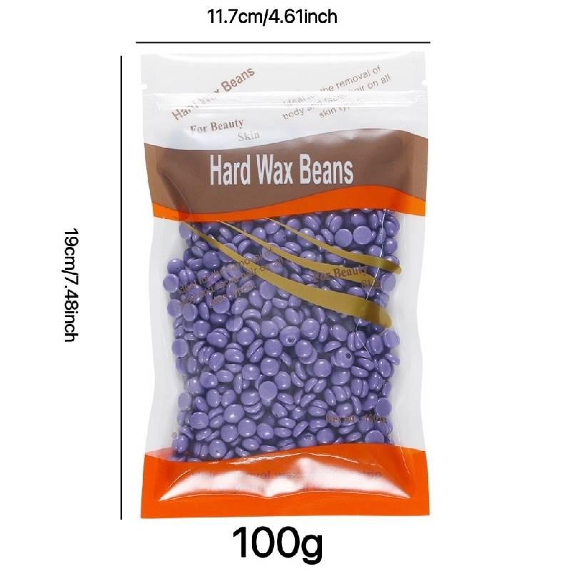 1 Pack Hair Wax Beans , Hard Body Waxing Kits Beans, Hair Removal Depilatory Wax Beads for Women Men Removing Bikini Facial Hair, Legs, Arms Hair