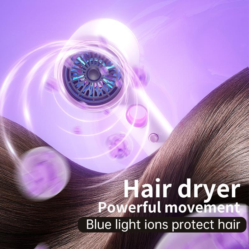 Professional Hair Dryer, 1 Set Negative Ionic Hair Dryer & Accessories, Intelligent Constant Temperature Hair Care for Salon, Home, Travel, Gift, Blow Dryer. Winter Hair Styling Tools, Christmas Gift, Stocking Fillers, New Year Gift