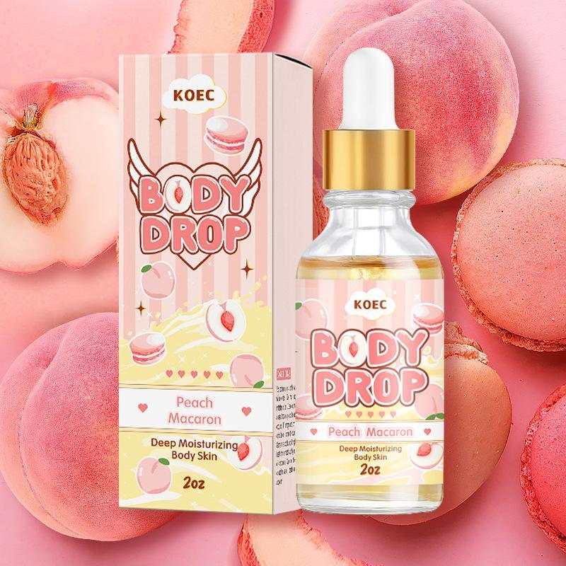 Peach Body Oil, 3 Counts set Moisturizing Body Massage Oil, Hydrating Body Care Oil, Body Care Product for Women & Men