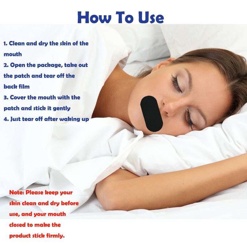 Comfort Sleep Patch, 30pcs set Anti-snoring Mouth Tape for Mouth Breathing, Fall Gift，Anti Snoring Sleep Sticker for Daily Use