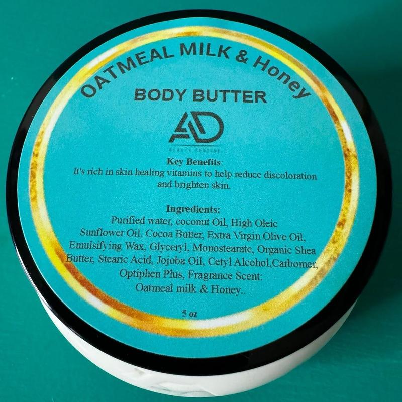 OATMEAL MILK AND HONEY BODY BUTTER