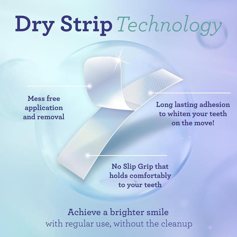 Teeth Whitening Strips - 14 Pack, Professional, Enamel-Friendly Strips for Sensitive Teeth - Non-Slip, Dry Strip Technology