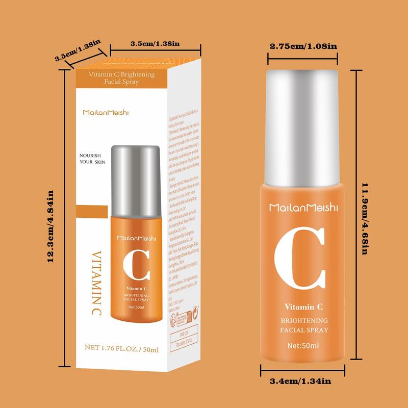 Vitamin C Face Spray, Moisturizing Toner, Refreshing VC Toner, Hydrating Face Spray, Face Moisturizer, Skin Care Product for Women & Men