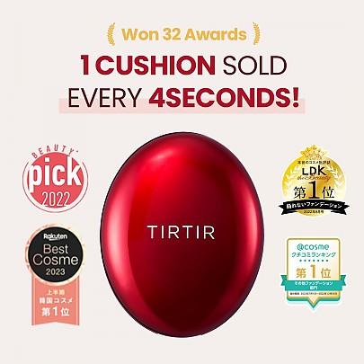 [Official TIRTIR Partner] *mini* Mask Fit Red Cushion, Long Lasting and High Coverage, Semi Matte Light Finish, All Skin Type