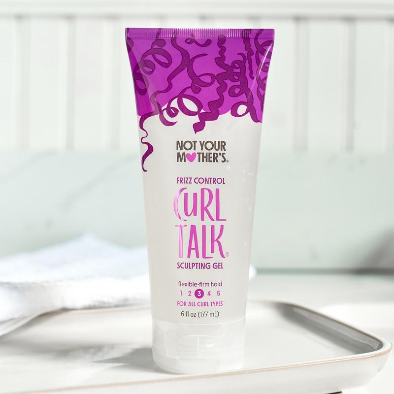 Not Your Mother's Curl Talk Frizz Control Sculpting Hair Gel - Rice Curl Complex, Flexible-Firm Hold, 6 fl oz - Haircare, Fragrance Keratin Scented