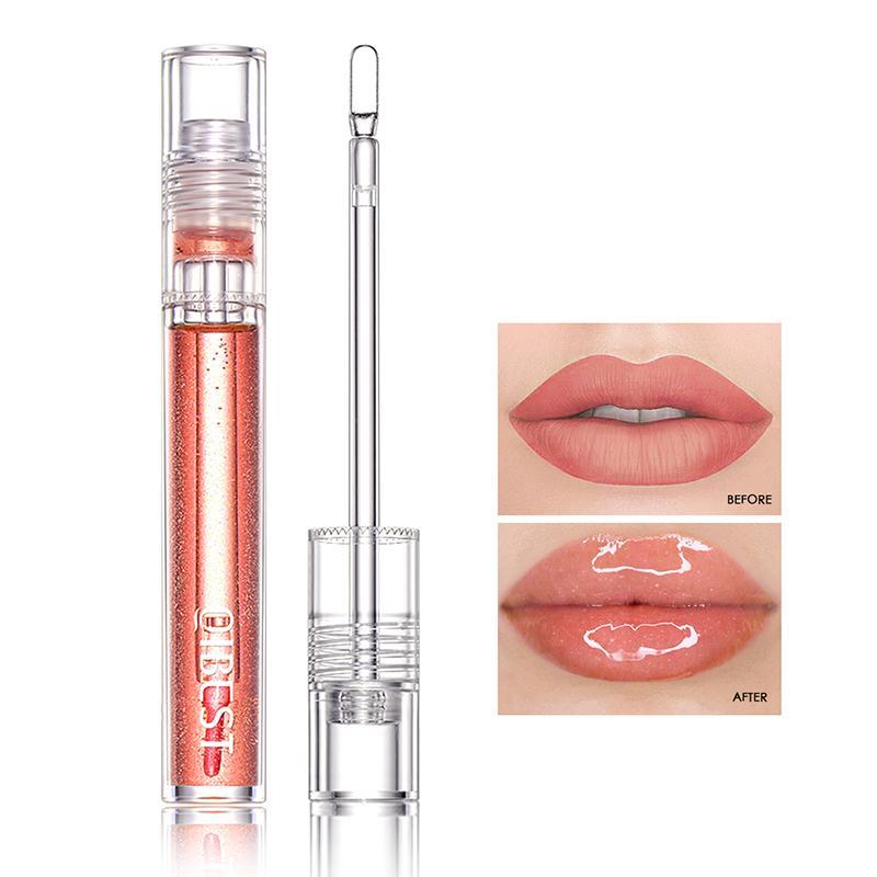 Spring Mirror Hydrating Lip Glaze, Moisturizing Juicy Lip Gloss, Glossy Liquid Lip Balm Lip Tint, Plumping Lip Stain Lip Care Moisturizer