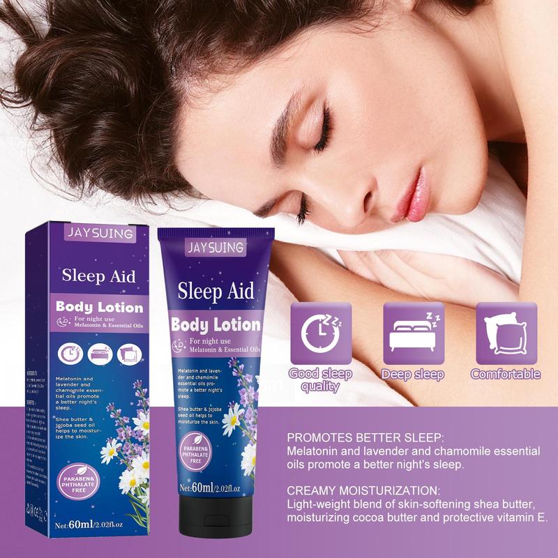 Body Lotion, 1 Count Moisturizing Nourishing & Lightening Body Lotion, Improve Sleep Body Cream for Night Use