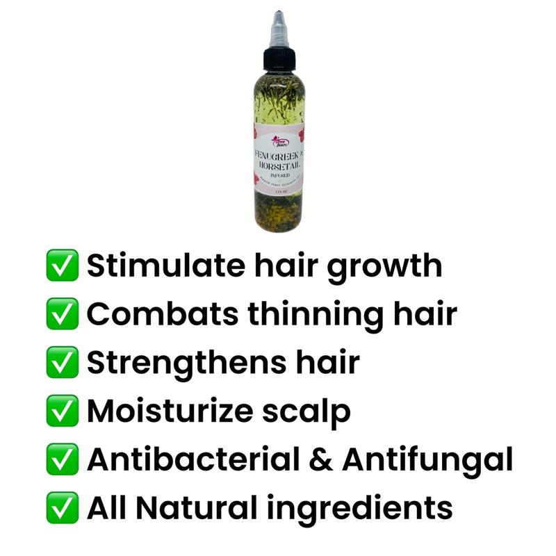 Fenugreek & Horsetail Rapid Hair Growth Oil Haircare