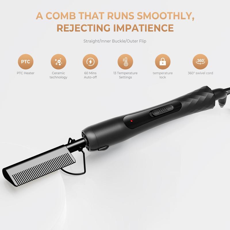 Portable Hair Straightener, Professional Heated Hair Straightener, Hair Styling Tool For Home & Salon Use, Hair Straightening Machine