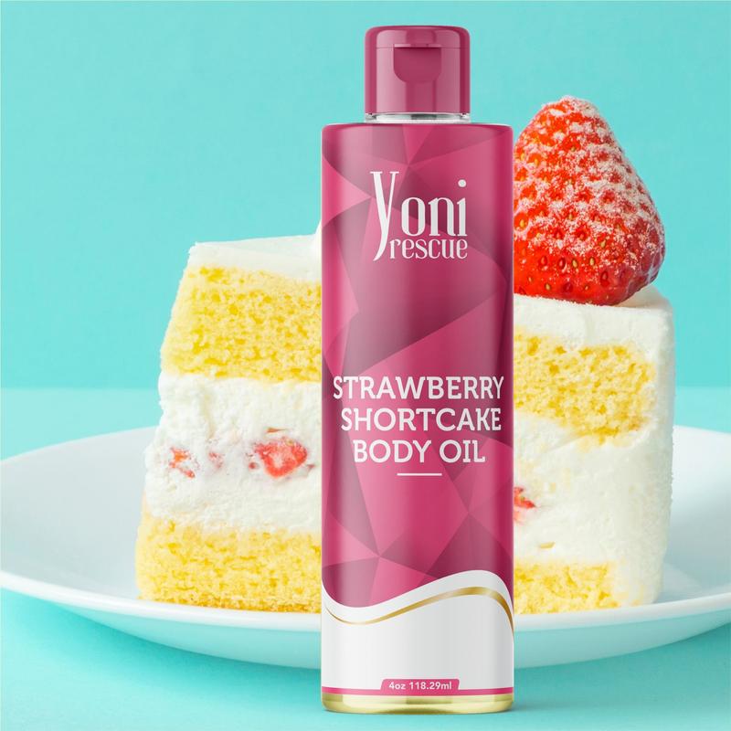 Yoni Rescue Strawberry Essential Body Oils, 4 OZ By Yoni Rescue