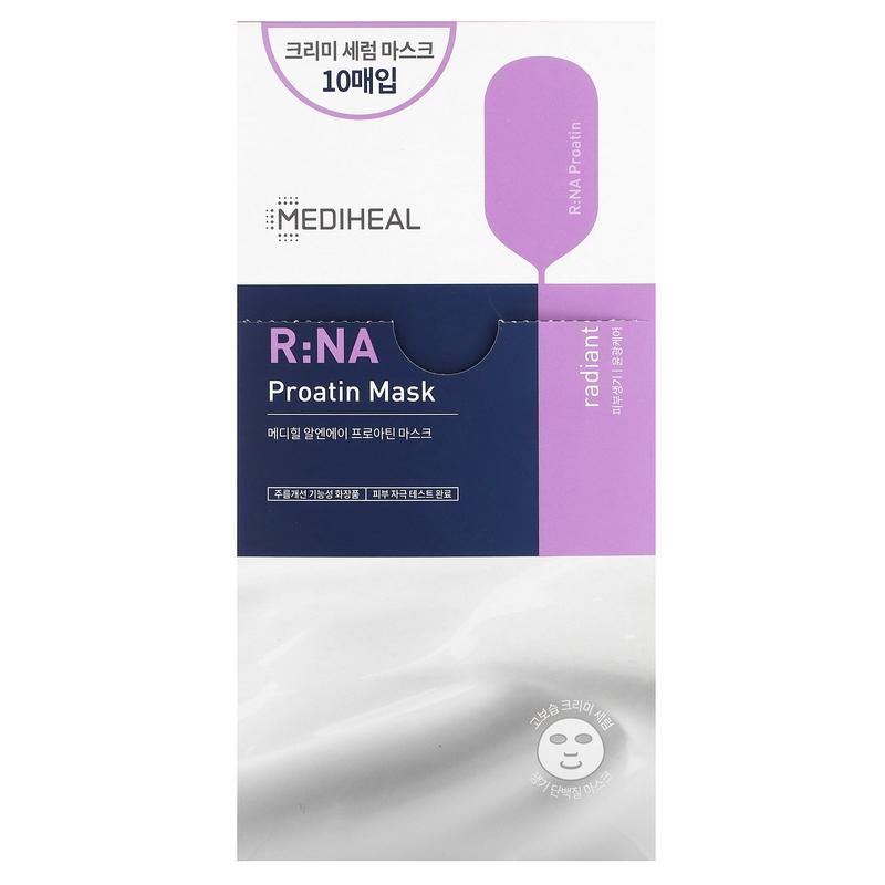 MEDIHEAL R:NA Proatin Beauty Mask, 10 Sheets, 0.84 fl oz (25 ml) Each