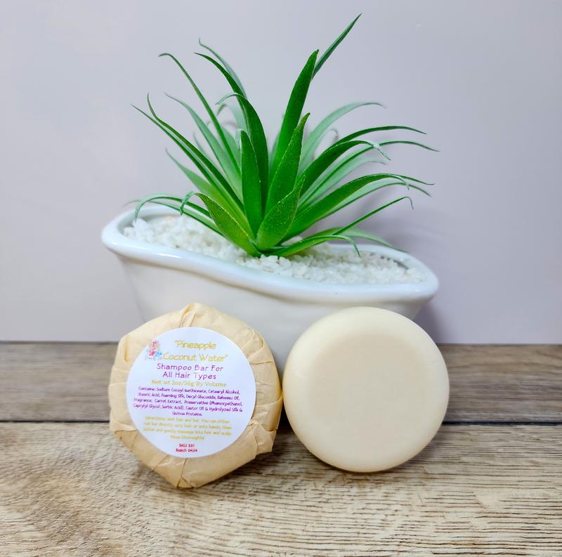 Shampoo Bars Eco-Friendly, Coconut Oil-Free, Castor Oil Infused, Bergamot Fragrance, for All Hair Types, 80g Hair Care Healthy