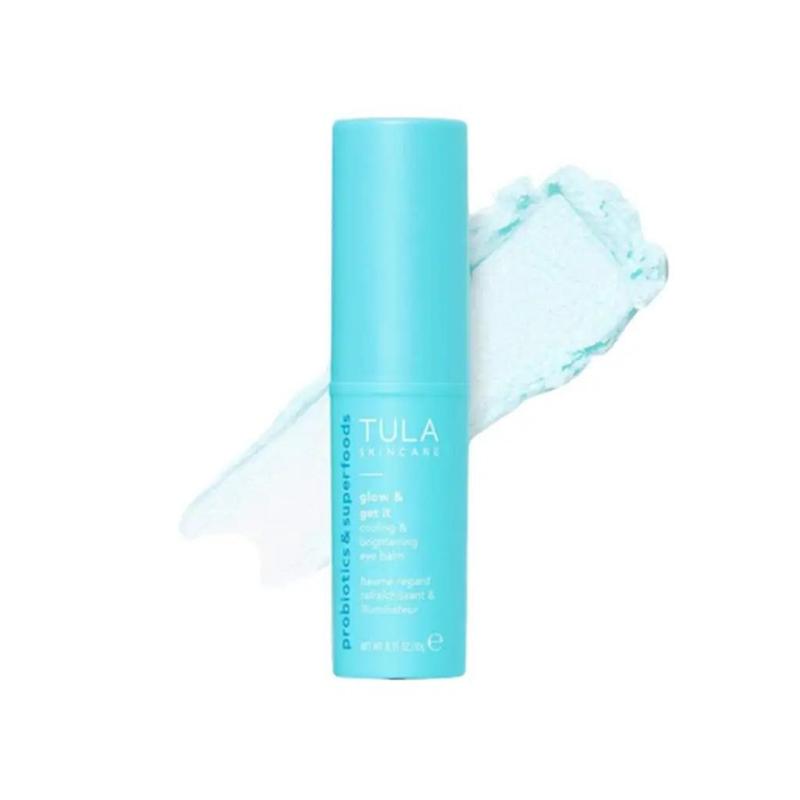 Tula Glow + Get It Cooling & Brightening Eye Balm - Hydrates, cools and helps reduce fine lines - Delivers Instant Pick-Me-Up.