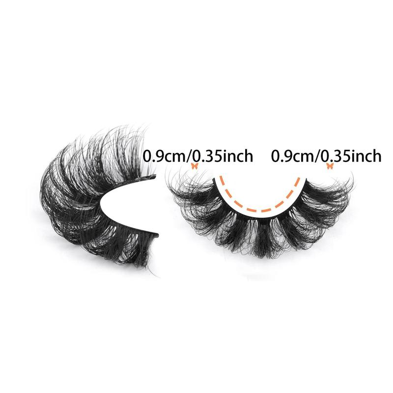 Music Festival Makeup Fluffy False Eyelashes, 7 Pairs Wispy Natural Look Faux Cluster Lashes, Curling Strip Eyelash Extension for Women, Russian Lash Artist Lashes, Trending Products, Makeup Products, Christmas Gift