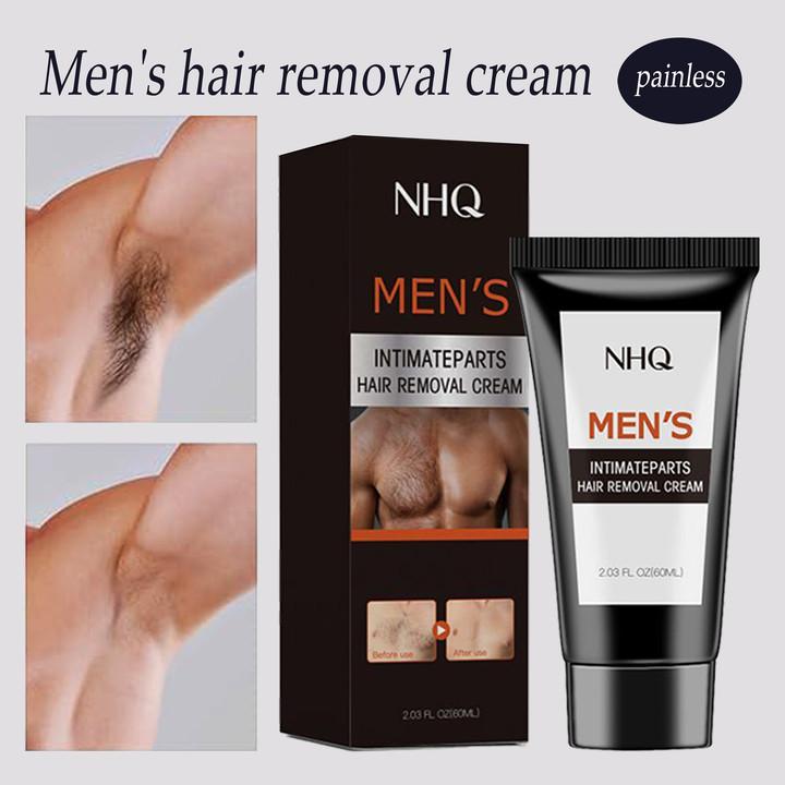 Intimate Private Hair Removal Cream For Men, For Unwanted Male Hair in Private Area, Effective & Painless Depilatory Cream, Suitable For All Skin Types