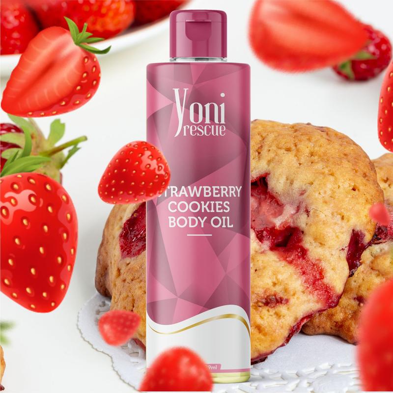 Yoni Rescue Strawberry Essential Body Oils, 4 OZ By Yoni Rescue