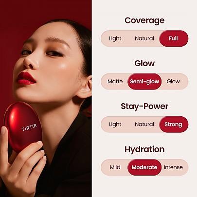 [Official TIRTIR Partner] *mini* Mask Fit Red Cushion, Long Lasting and High Coverage, Semi Matte Light Finish, All Skin Type