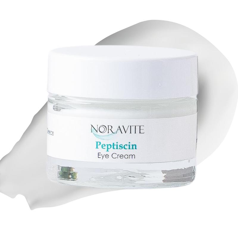 Noravite PeptiScin - Peptide Eye Cream with Hyaluronic Acid and Escin | Rich Moisturizing Dark Circle Eye Cream | Brightens and Tones - 1.35 Ounce