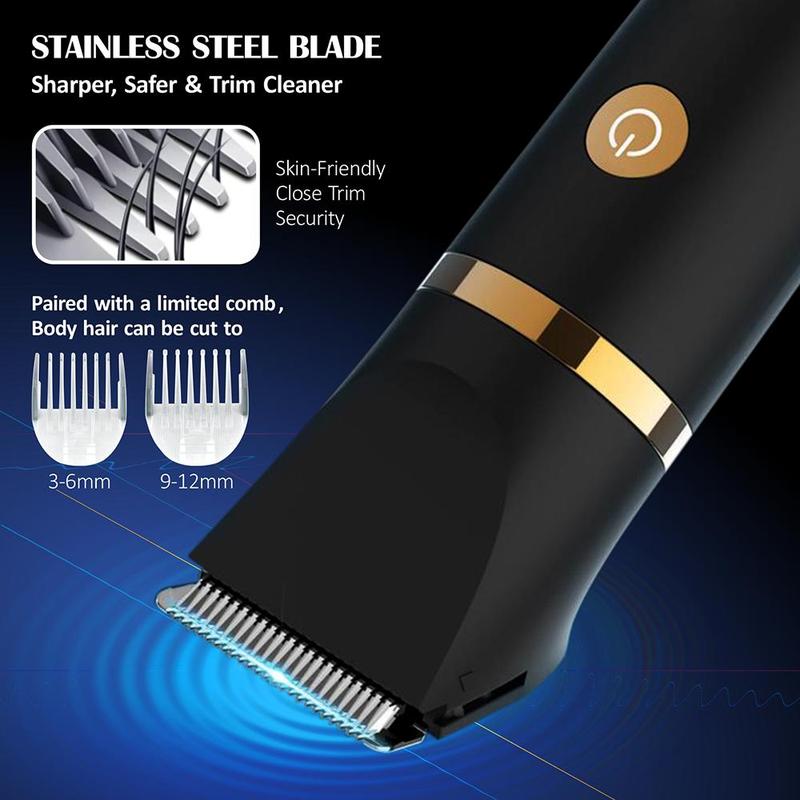 3 in 1 Electric Hair Trimmer, 1 Set Rechargeable Hair Clipper with Limited Comb & Cleaning Brush & Charging Cable, Professional Trimmer Set for Men, Christmas Gift