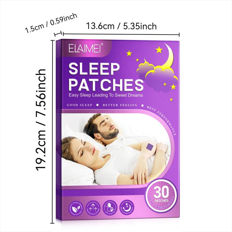 Gentle Sleep Patches, 30pcs box Natural Sleep Aid Patches for Stress Relief, Personal Care Products for Daily Use