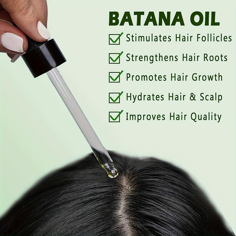 Batana oil hair mask & scalp serum set for hair growth healthier:Batana oil Sourced from Honduras - CVC Batana oil  -  Moisturize Scalp, Restore Dry Damaged Hair