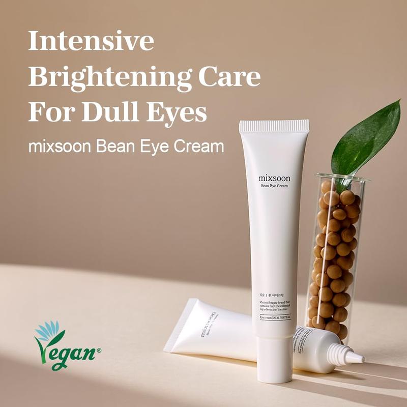 [mixsoon Official Shop] Bean Eye Cream (0.67 fl oz   20ml) - Brightening, Anti-Aging, Skin-Firming & Moisturizing for All Skin Types | Korean Skincare