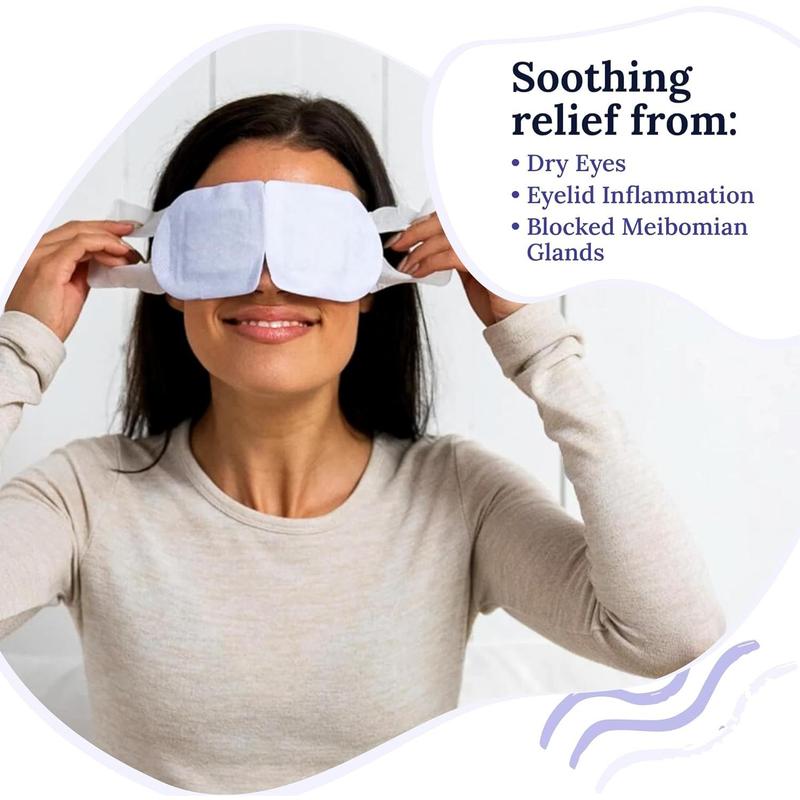 Rest: Self Heating Warm Compress for Eyes | Heated Eye Mask for Fast Relief of Dry Eyes | No Microwave Needed | Eye Treatment Relief | 30 Count