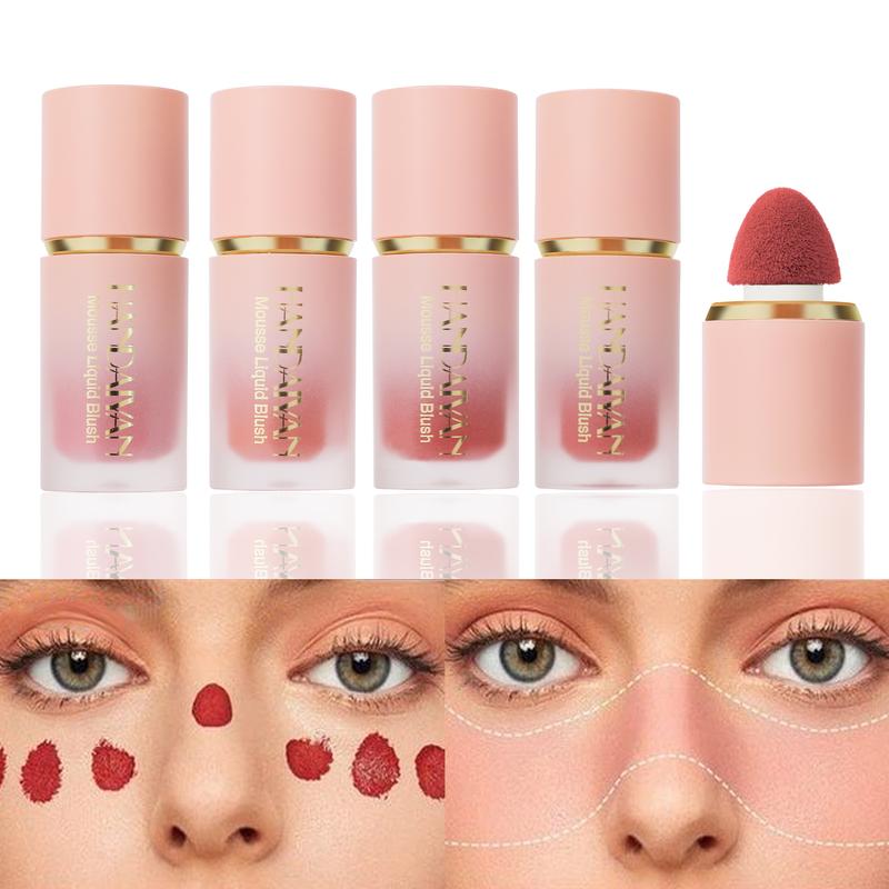 HANDAIYAN Liquid Blush Stick - Long-Lasting Matte Blush for Women and Girls - Easy to Apply, Natural Finish for Daily Makeup and Contouring Cosmetic