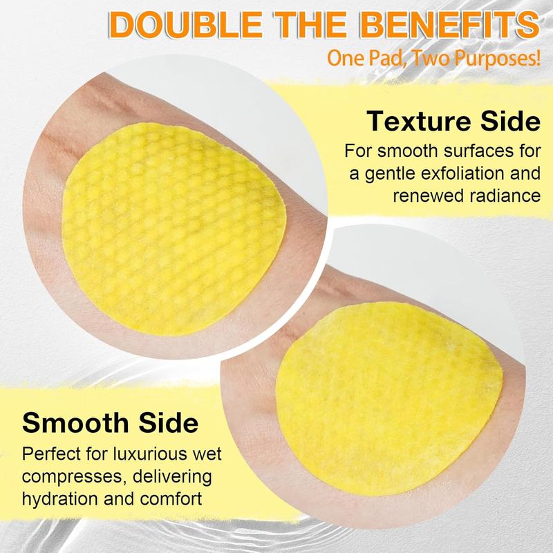 Turmeric Tricarboxylic Acid Cleansing Pads, 55pcs box Gentle Deep Cleansing & Brightening Facial Skin Pads, Facial Skin Care Product for All Skin Types, Christmas Gift