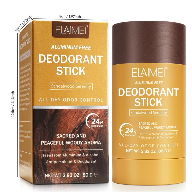 Alum-free Deodorant Stick, 1 2 Boxes Long Lasting Fragrance Deodorant Stick, Body Odor Remover, Underarm Odor Removal Stick, Body Care Product