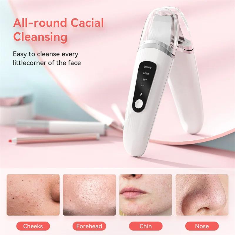 Skin Scrubber Face Spatula Facial Skin Exfoliator Scraper and Blackhead Remover Pore Cleaner with Face Lifting Deep Cleansing