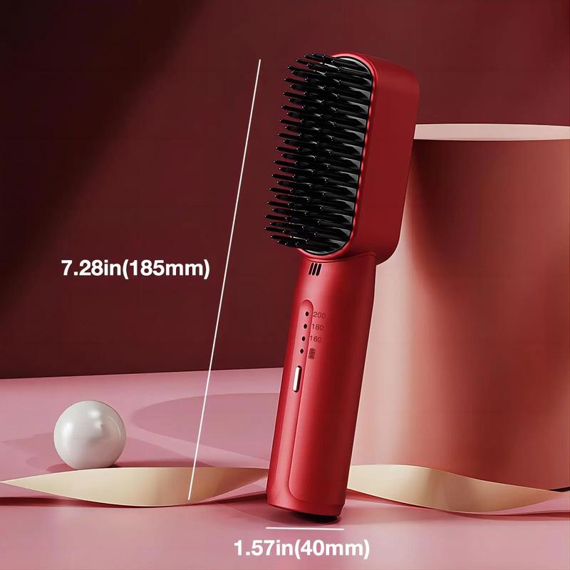 [Christmas Deals] Hair Straightener Comb Styling Tool for Frizz-Free Comfort Salon Hair waver Brush straightener