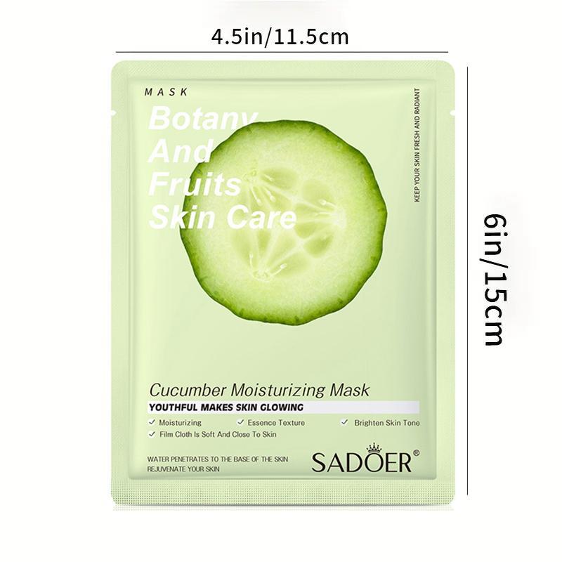 Fruit Extract Face Mask, 2 Counts Moisturizing & Soothing Face Mask, Hydrating Face Mask, Face Masks for Women & Men, Facial Moisturizing Patch