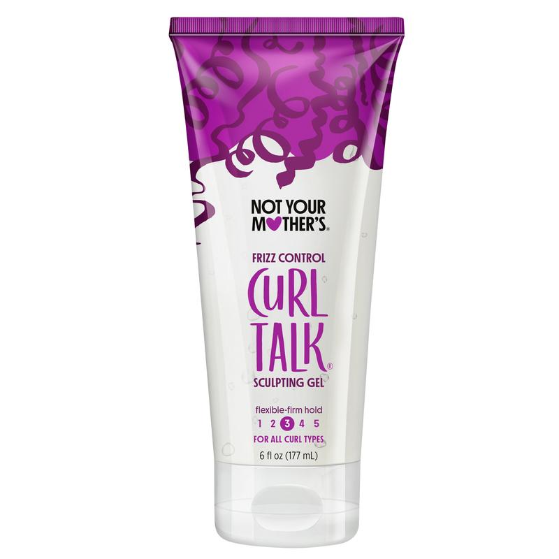 Not Your Mother's Curl Talk Frizz Control Sculpting Hair Gel - Rice Curl Complex, Flexible-Firm Hold, 6 fl oz - Haircare, Fragrance Keratin Scented