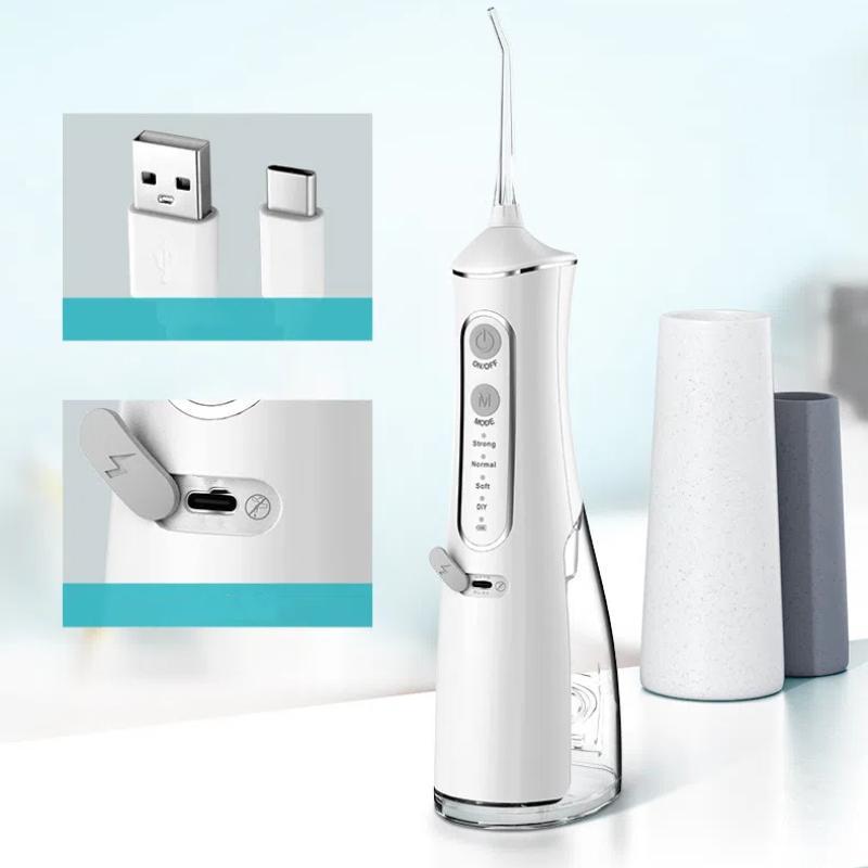 USB Rechargeable Water Flosser, 1 Box IPX7 Smart Oral Irrigator, Portable Oral Care Tool for Home & Travel, Personal Care Appliances