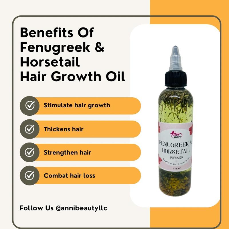 Fenugreek & Horsetail Rapid Hair Growth Oil Haircare