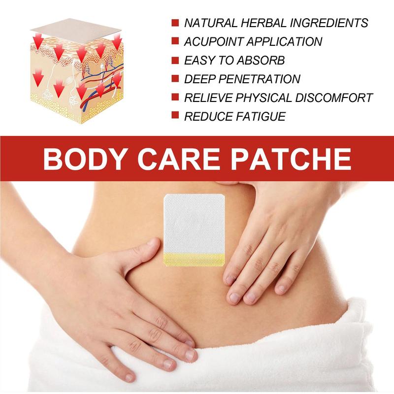 Body Care Patch, 14pcs box Body Care Relaxation Patches, Deep Cleansing Foot Patch, Stress Relief Fatigue Sleep Improving Natural Herbal Self-adhesive Stickers