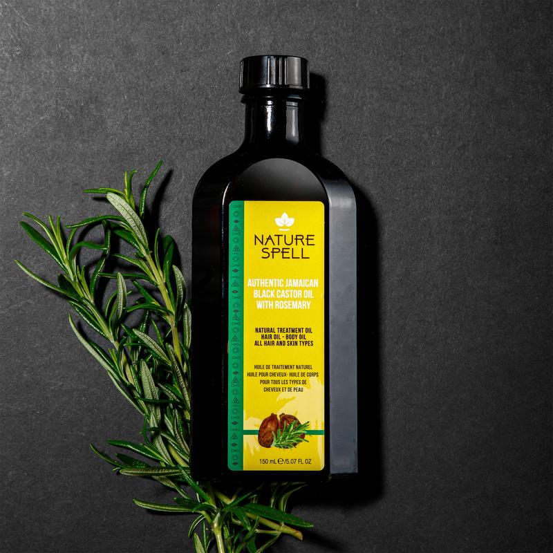 Nature Spell Hair Growth Oil Trio Bundle with Rosemary Oil, Batana Oil & Jamaican Black Castor Oil