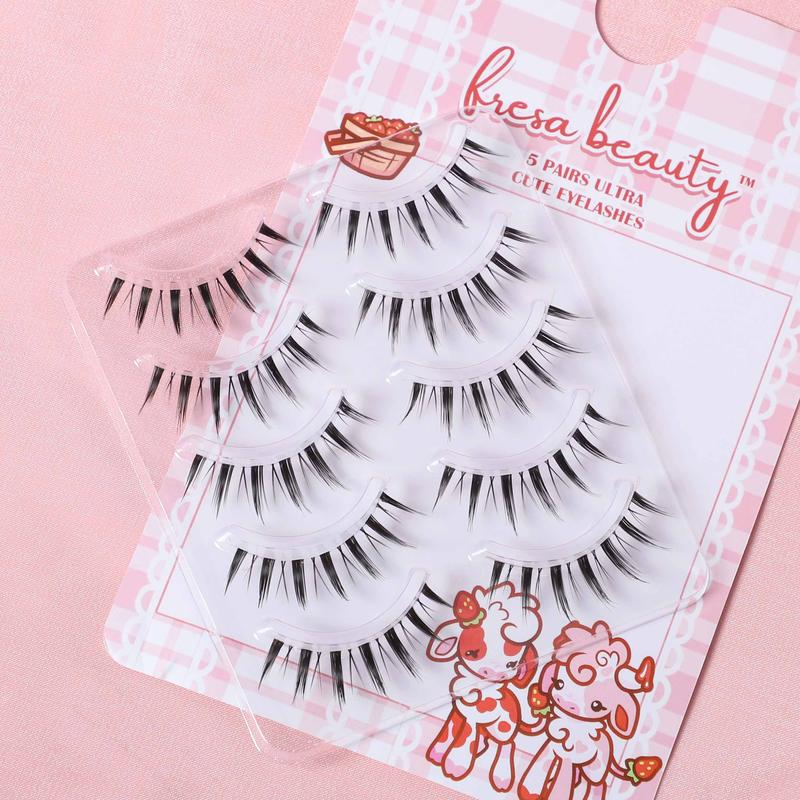 Yuna Clear Band Manhua Manga Lash Pack Eyelashes Makeup