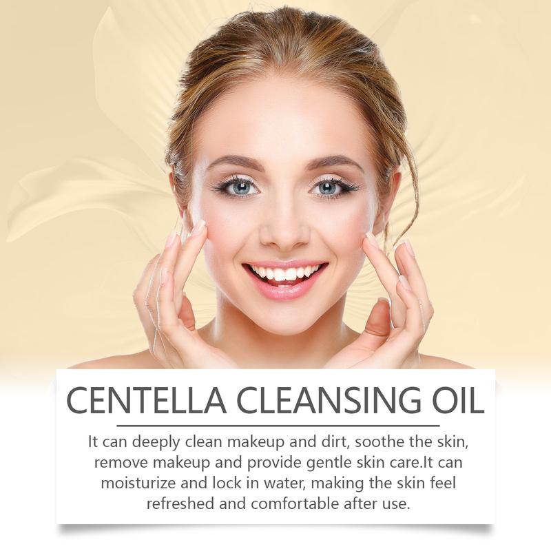 Centella Asiatica Light Cleansing Oil Refreshing and gentle cleansing of face and lips, eye and lip makeup remover