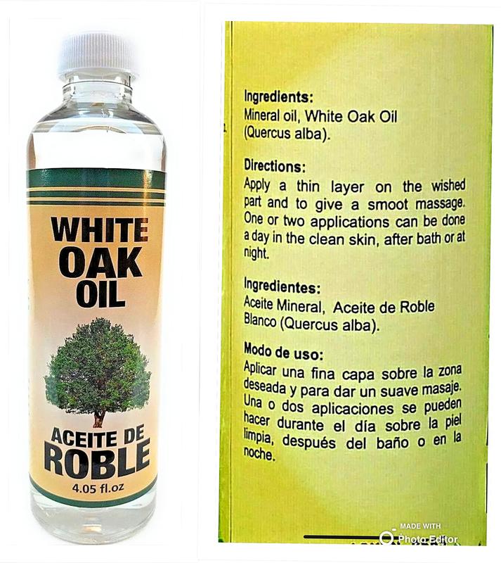 2x Nuevo Aceite De Roble WHITE OAK BARK OIL Para Inflamación De Reumatismo 4.5oz Each