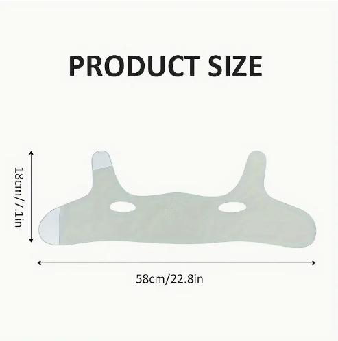 Chin Strap for Sleeping Double Chin Reducer Reusable V Line Lifting Mask with Chin Strap for Women,Face Lift Prevent Sagging, Jaw Exerciser korean facemask Comfort Skincare